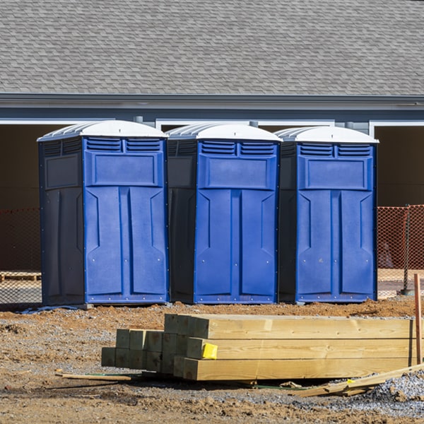 is there a specific order in which to place multiple portable toilets in Merigold